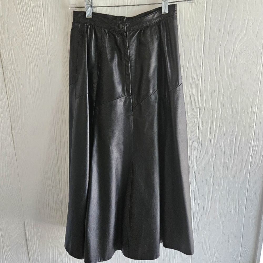 Vintage Giovinezza Moda Rocco Leather Skirt Size 4